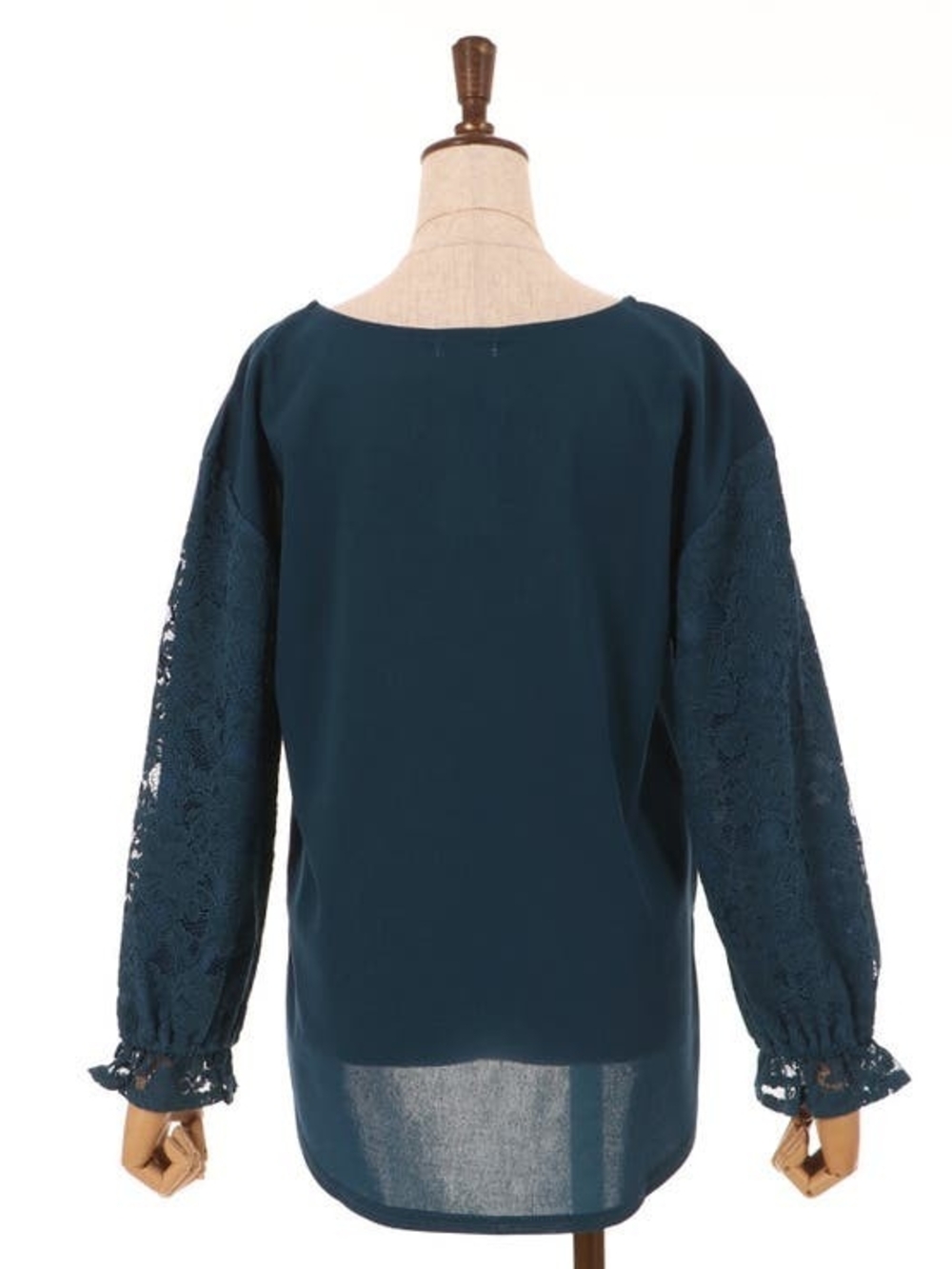 Axes femme / Sleeve Lace Pullover Navy